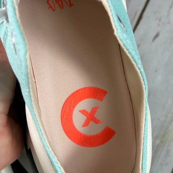 New Converse Run Star Motion Low Platform Water Droplets Green Sneakers - Picture 11 of 12